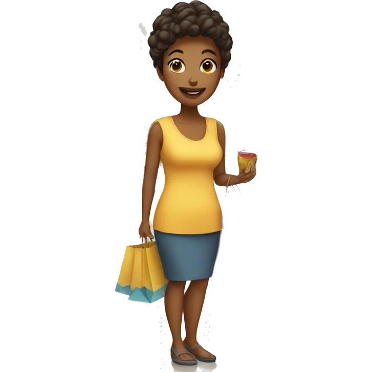 mom shopping emoji