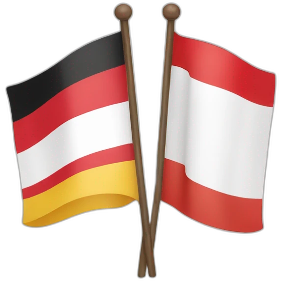 Germany and Poland flags emoji