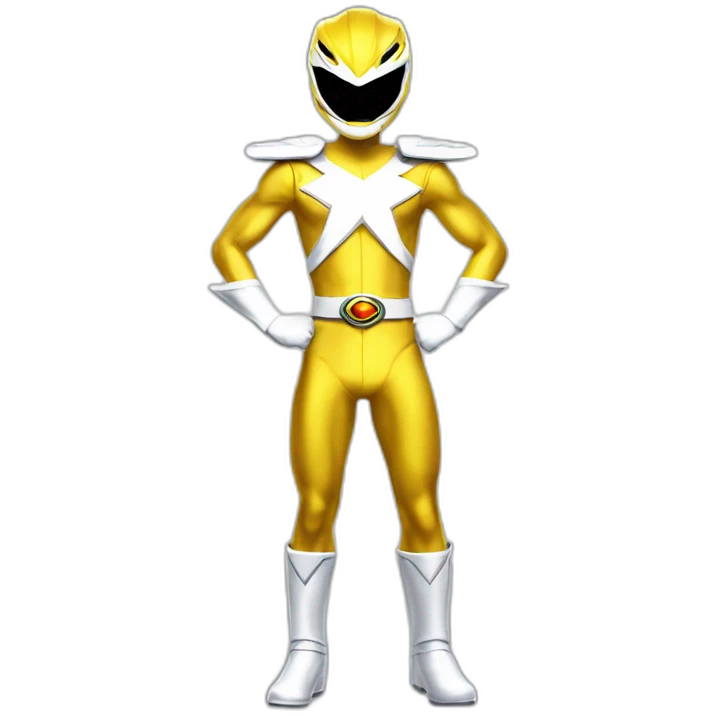 thunder Power ranger full body emoji