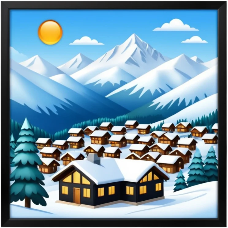 lux ski resort emoji