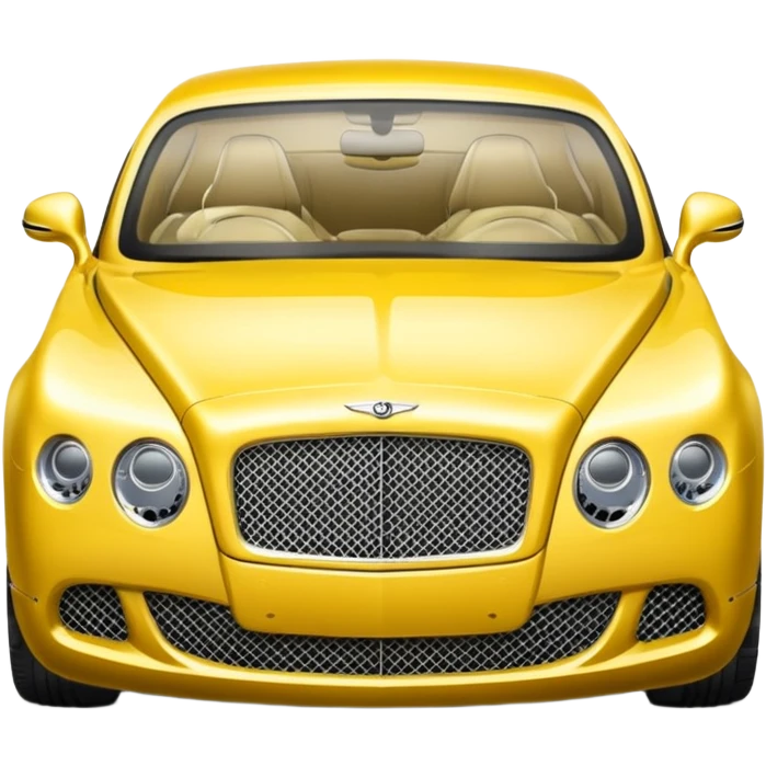 Yellow Bentley emoji
