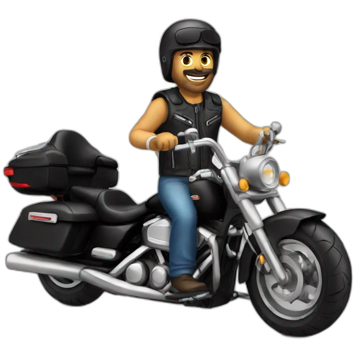 Biker-moto emoji