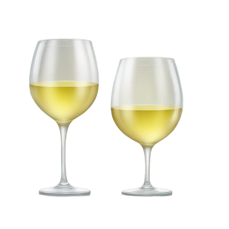 glass of white wine emoji