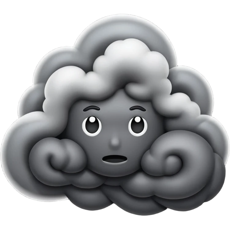 먹구름 emoji