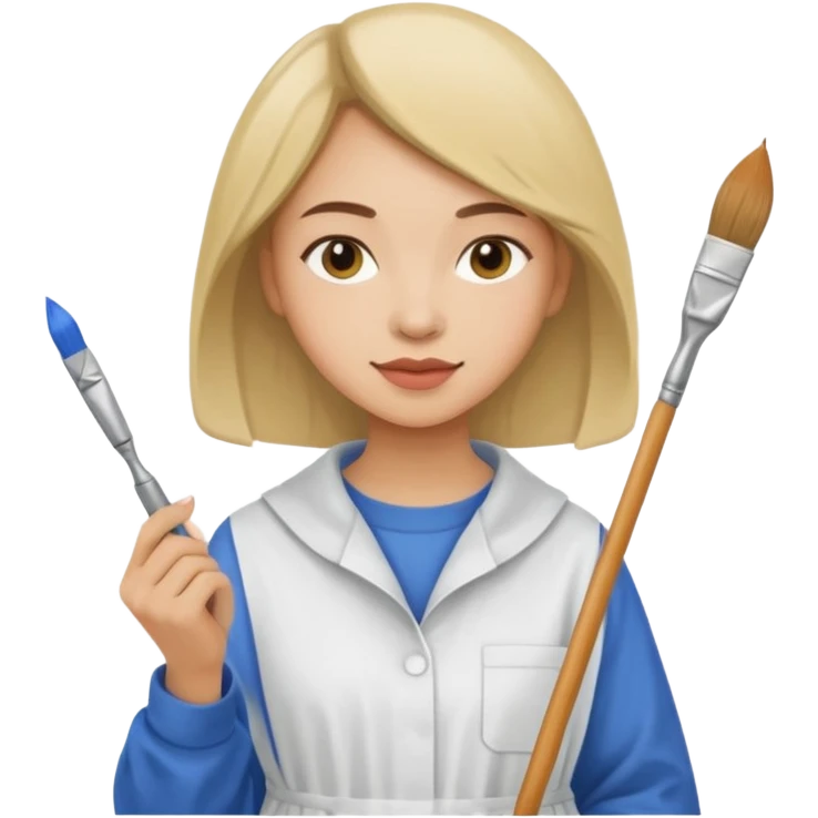 female painter emoji