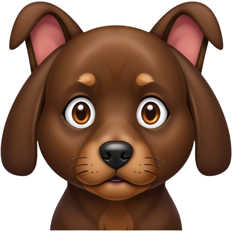 evil dog plotting  emoji