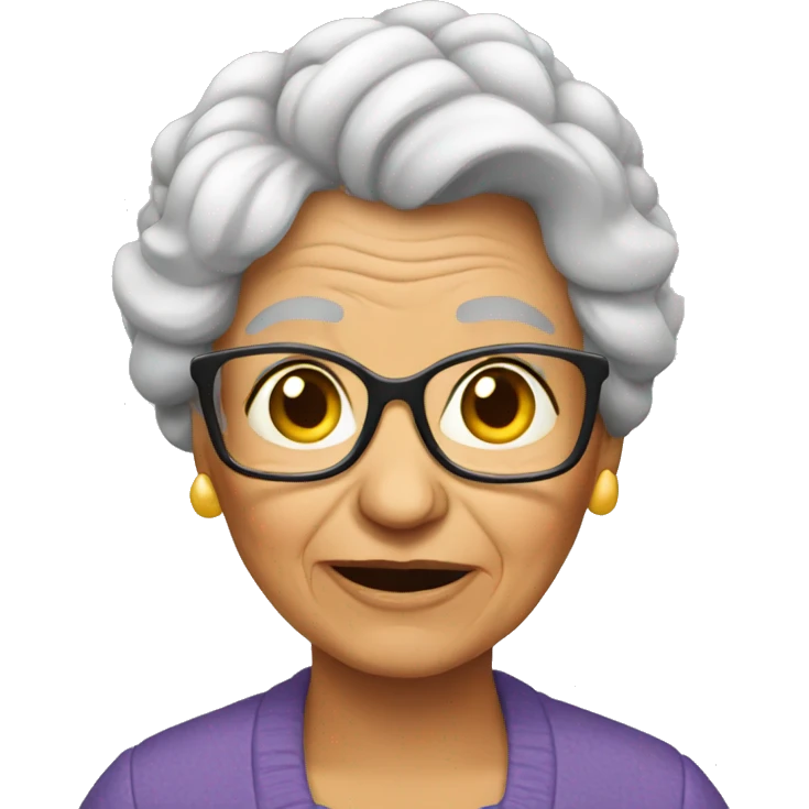 Grandma on the internet emoji
