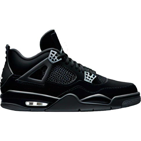 Jordan 4 black cat emoji