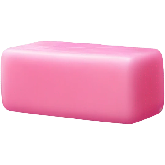 Pink soap bar emoji