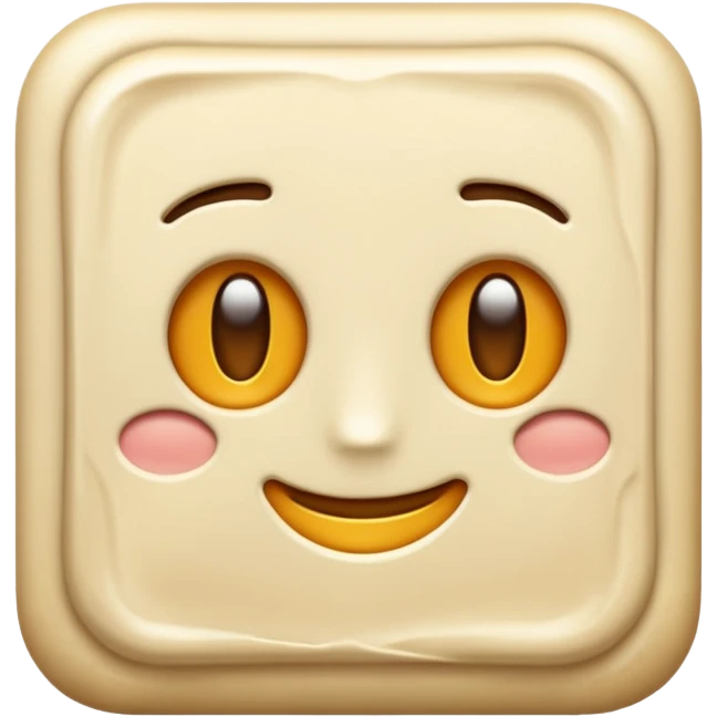 Letter colored Creamy emoji
