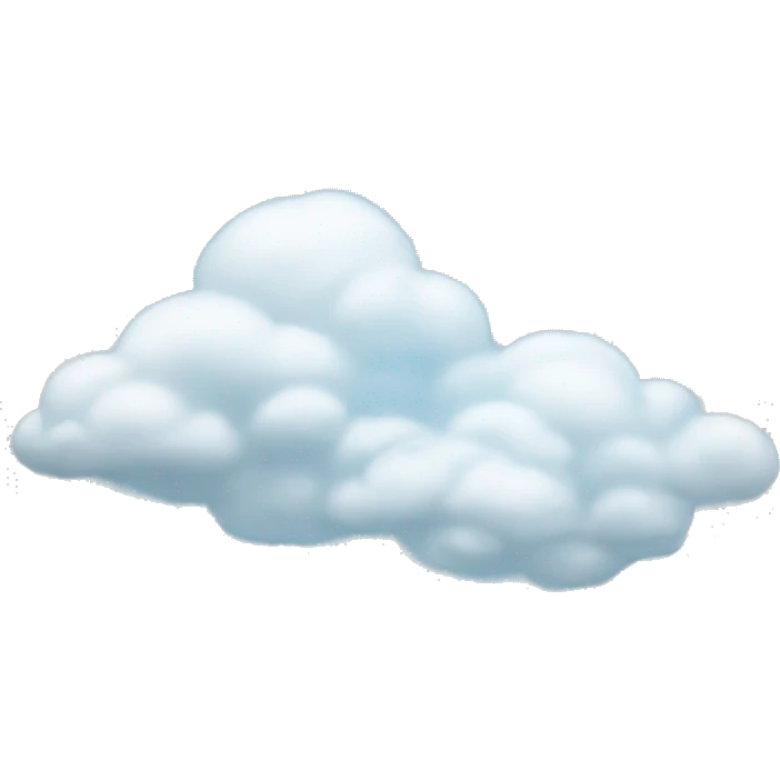 A light blue sky with soft clouds  emoji