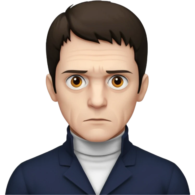 dr victor frankenstein white turtleneck  emoji