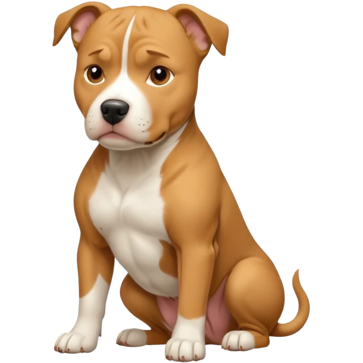 Pitbull grade dog emoji
