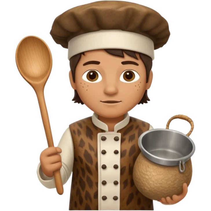 stone age chef emoji
