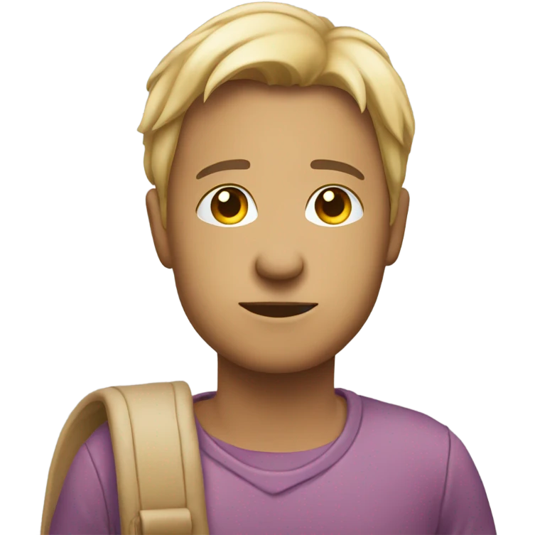 Looking back over shoulder  emoji