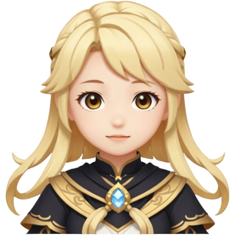 Cute Lumine from Genshin Impact in Photorealistic Hoyoverse Anime Style  emoji