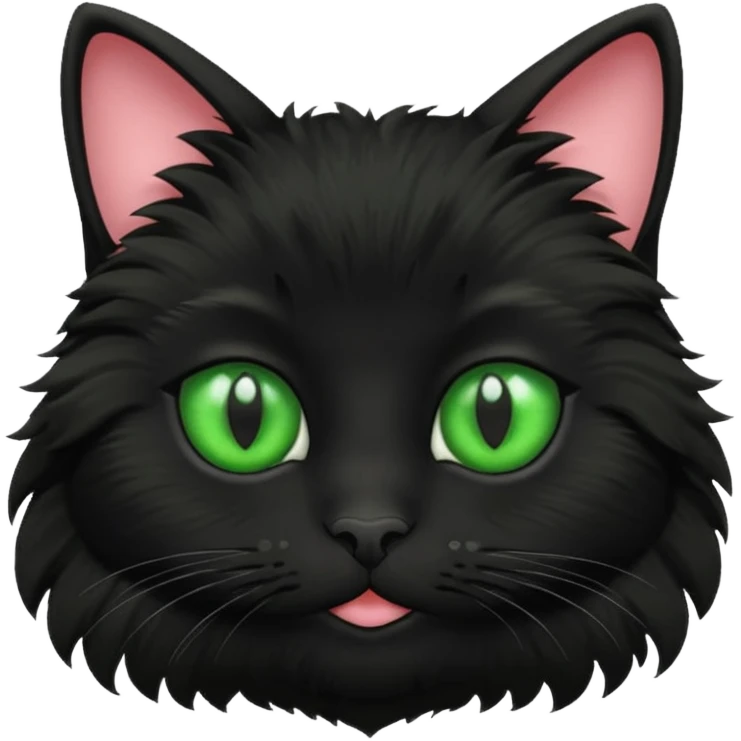 Black Kitty face emoji