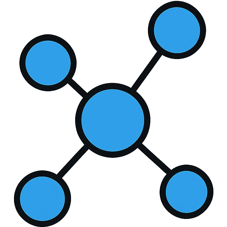 blue network emoji