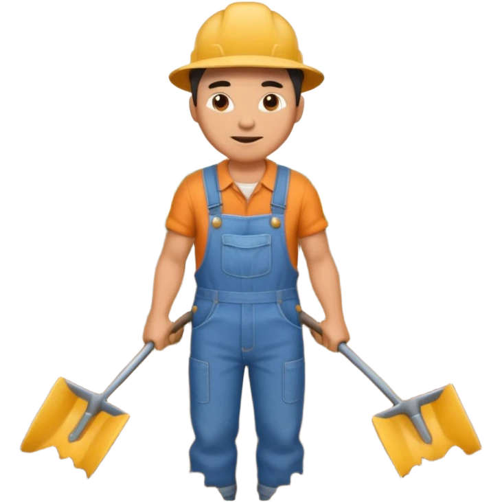 man plowing a field emoji
