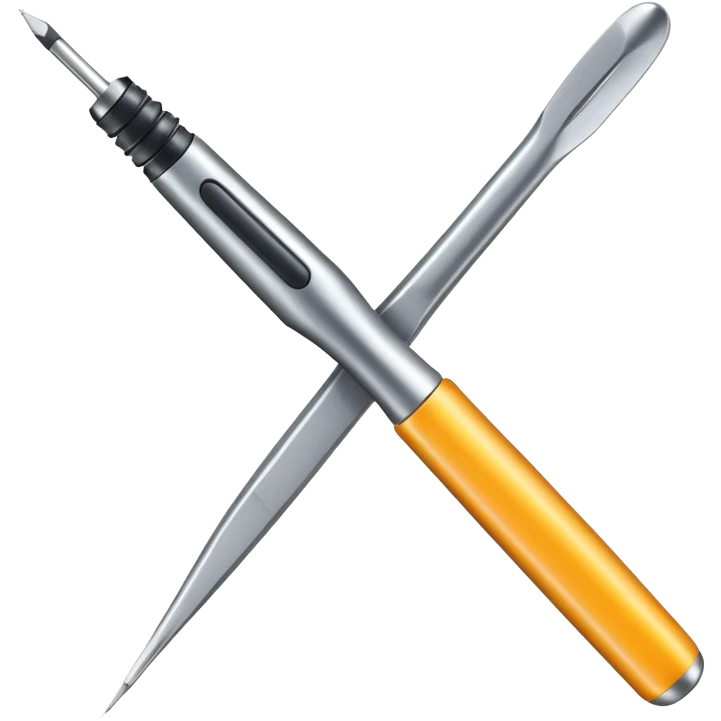 screwdriver and tweezers emoji