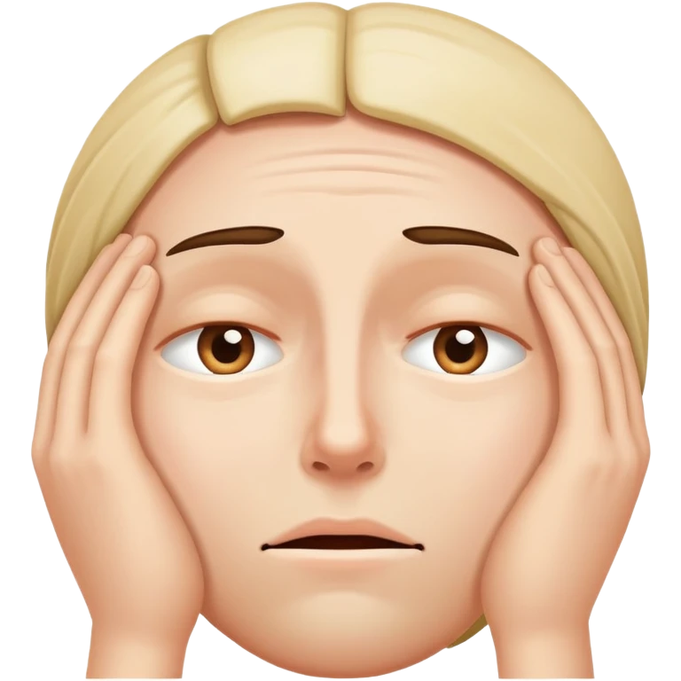 struggling to keep eye open emoji