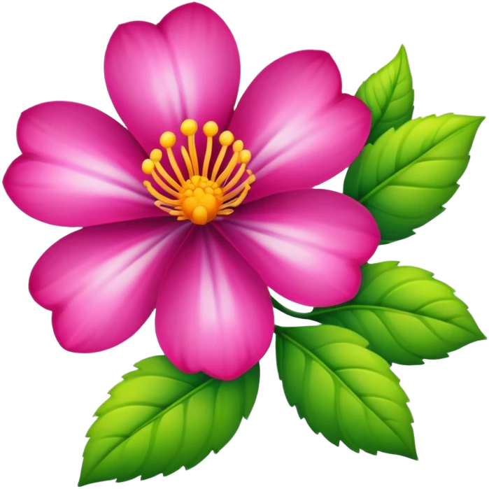 a beautiful flower emoji