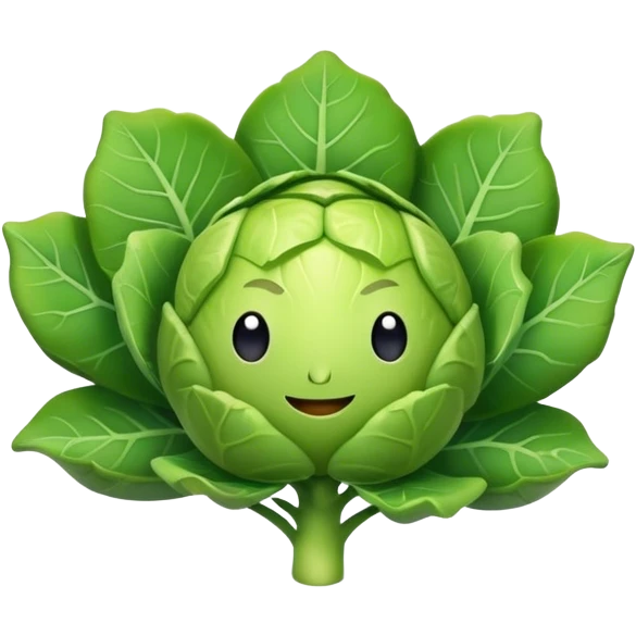brussels sprout on plant emoji