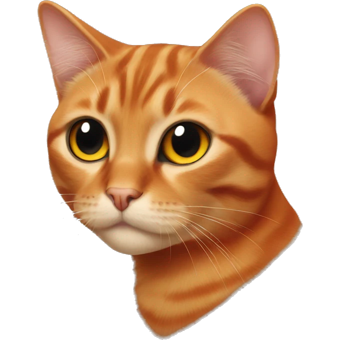 orange and black cat emoji