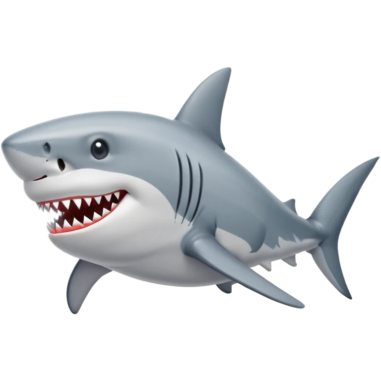 Shark with shoes on emoji