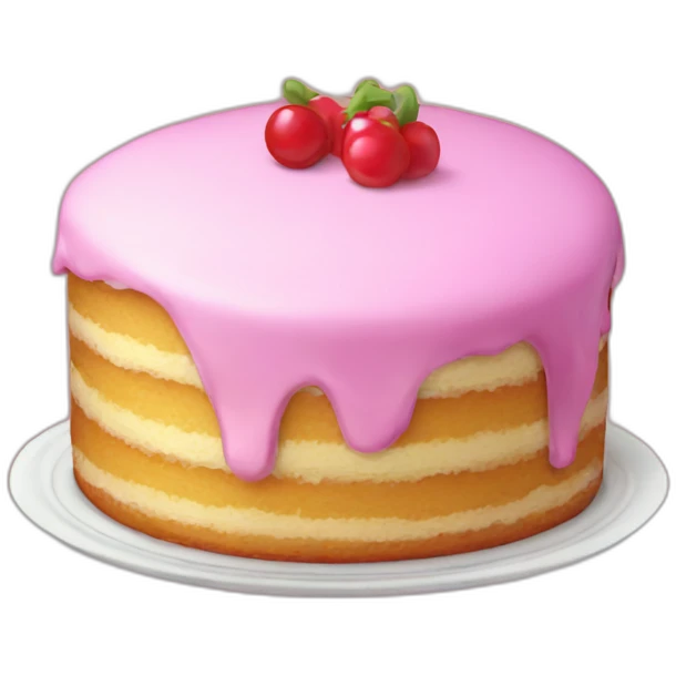 Fat cake emoji