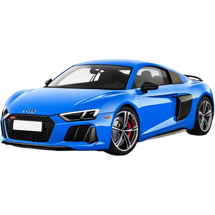 Audi R8 - Audi (Model Year: 2022)(Iconic Blue and Black) emoji