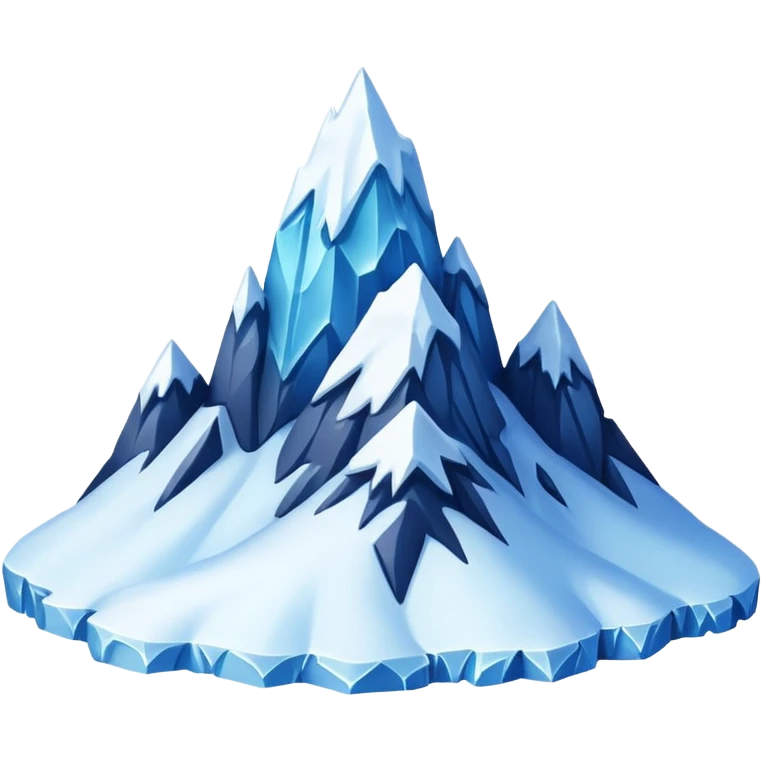 eternal blue winter mountain emoji