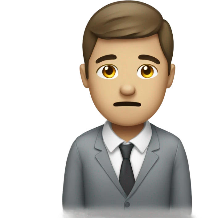 IT employee who is very tired emoji