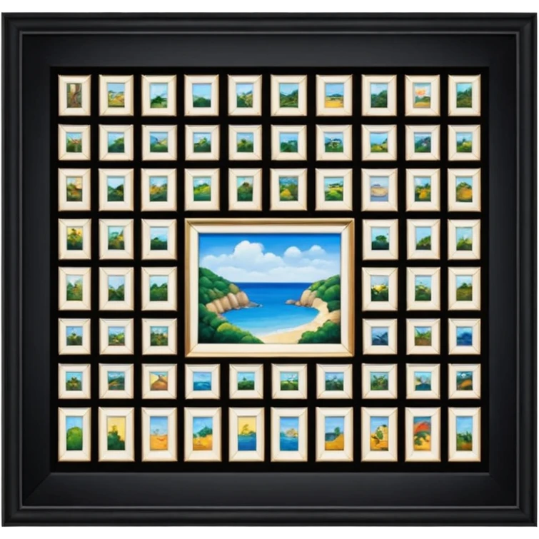 Auction paintings emoji