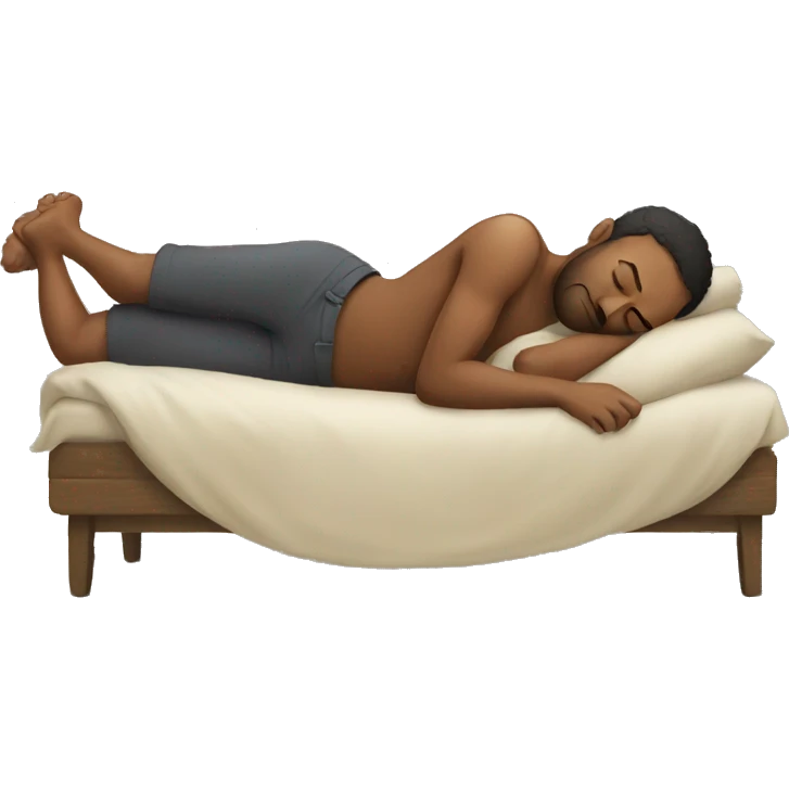 Hot but sleeping emoji