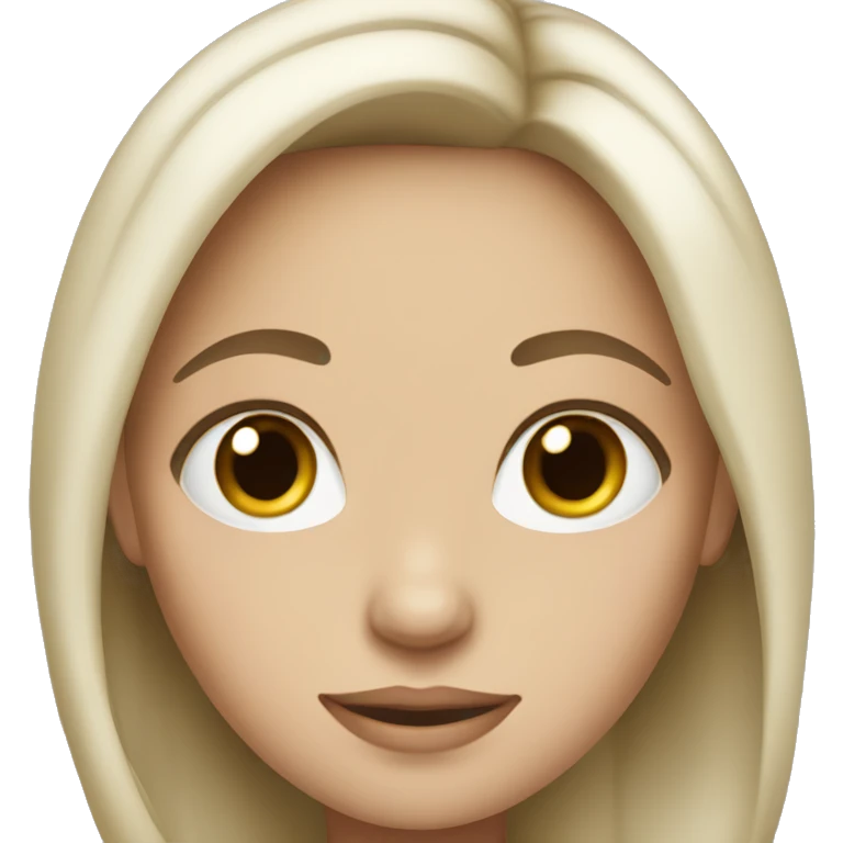 brunette girl white skin emoji