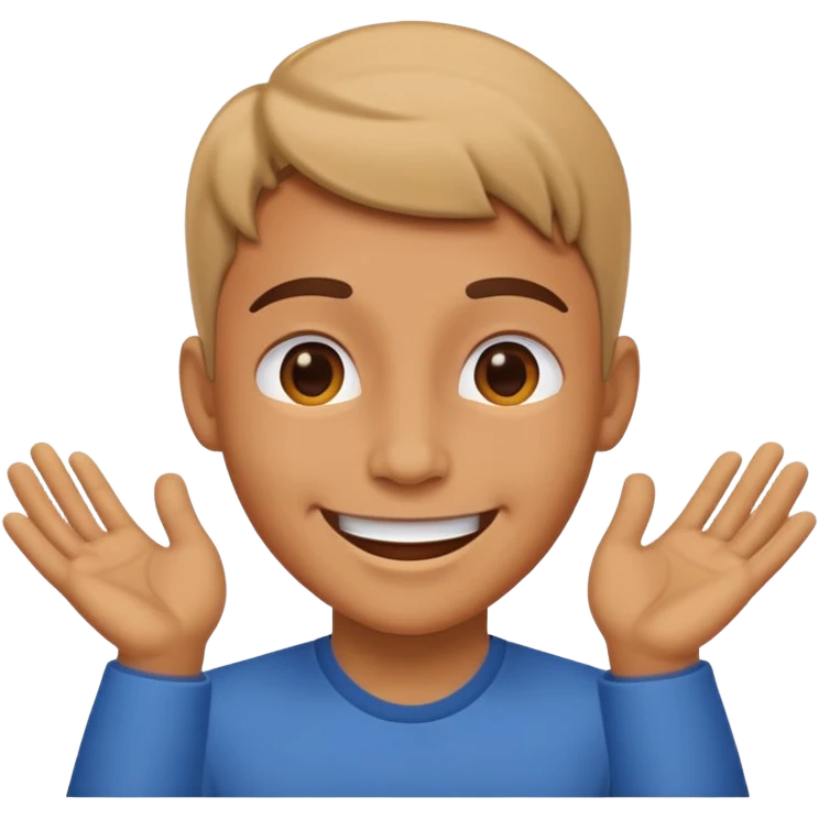 Head shaking because happy emoji