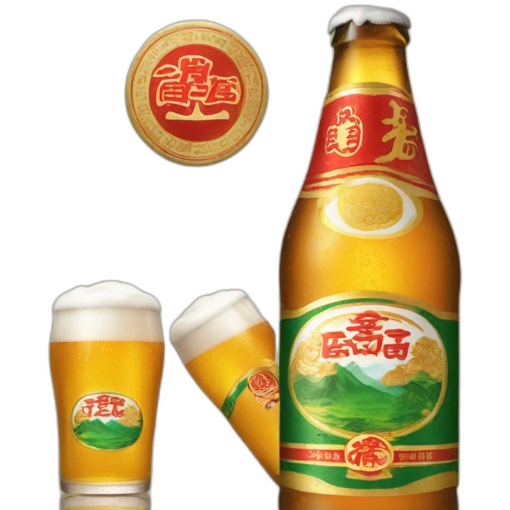 Tsingtao beer emoji