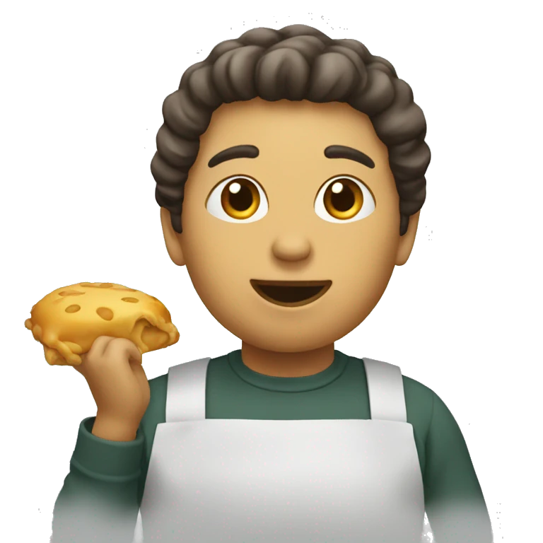 Chat qui mange emoji