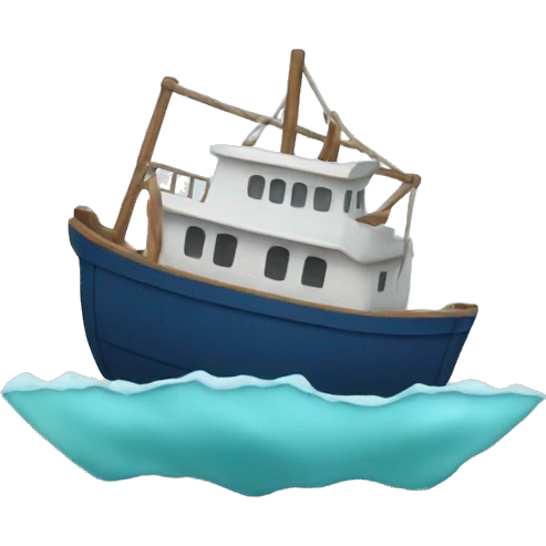 sinking boat emoji