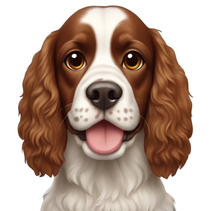 french britanny spaniel dog emoji
