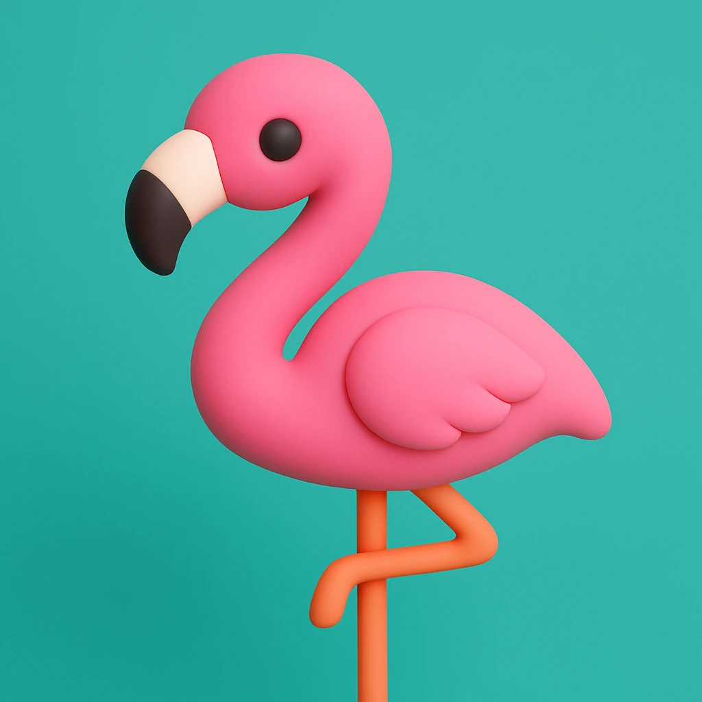 flamingo emoji