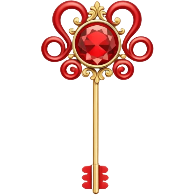 Red & Gold Hairpin 



 emoji