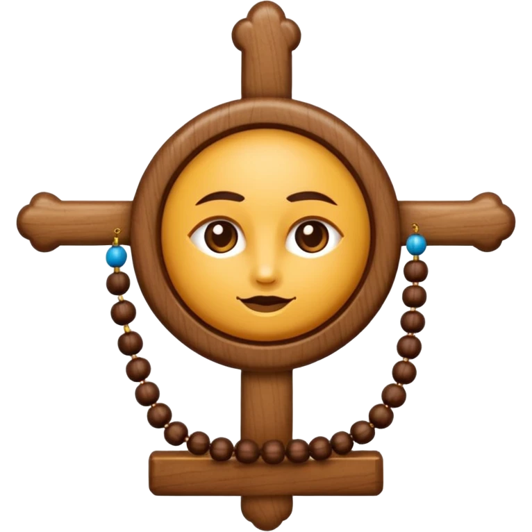 Rosario catolico. Con 10 cuentas por misterio y un solo centro  emoji