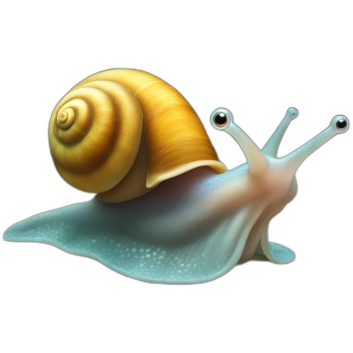 Snail in aquarium emoji