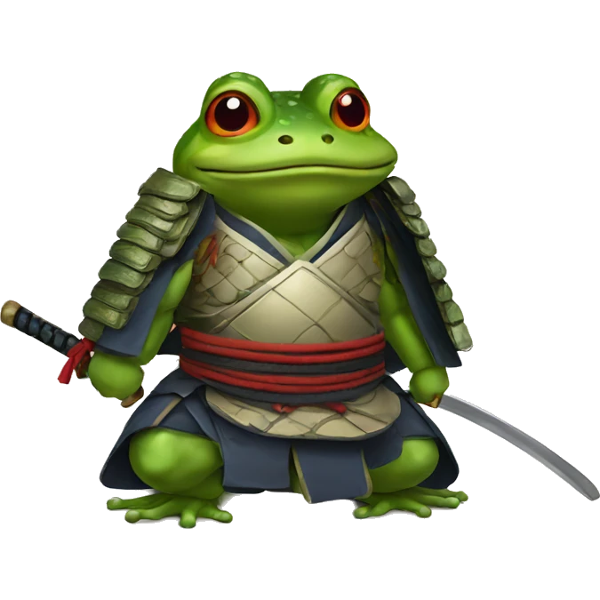 samurai frog emoji