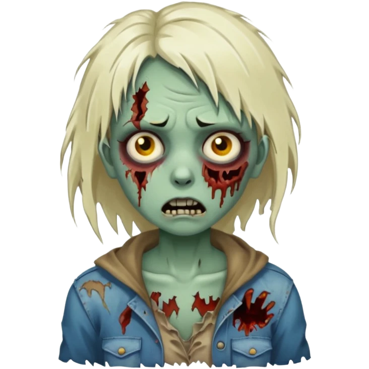 zombie girl emoji