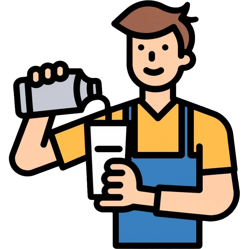 bartender using cocktail shaker emoji