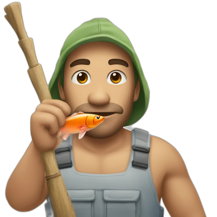 Une pêche sur un doigt emoji