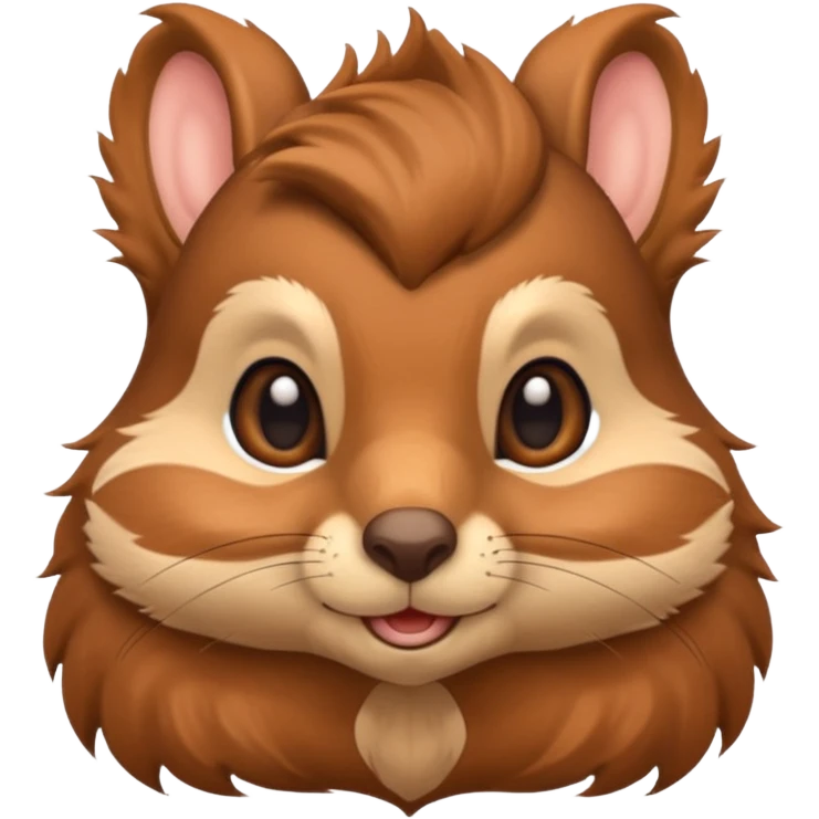 squirrel, cute, front emoji